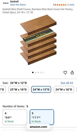 Gashell, Wooden faux shelves