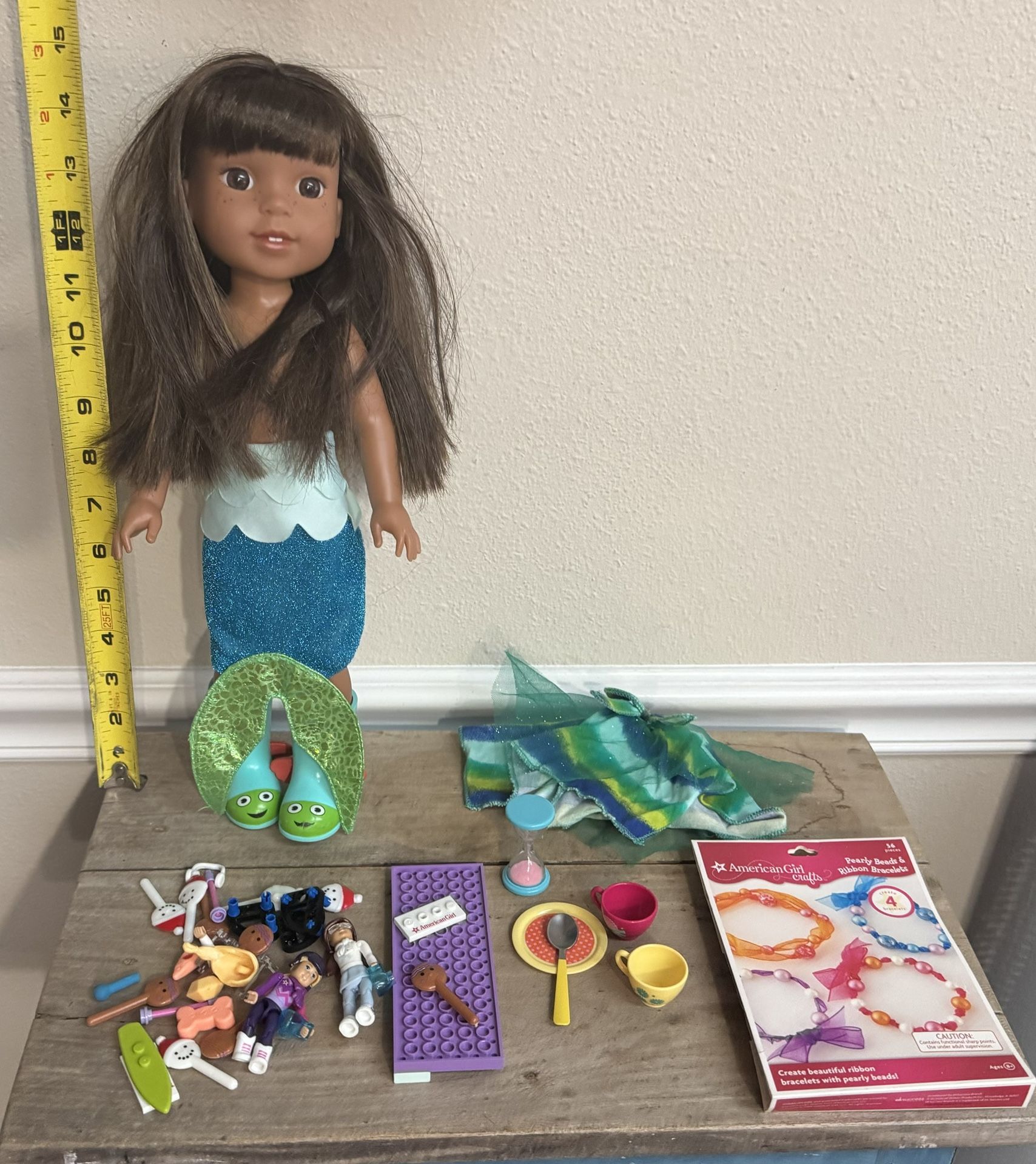 American Girl Hard Body Doll and Accessories $20 for All xox