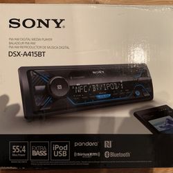 Sony DSXA415BT Digital Media Receiver with Bluetooth & Satellite Radio
