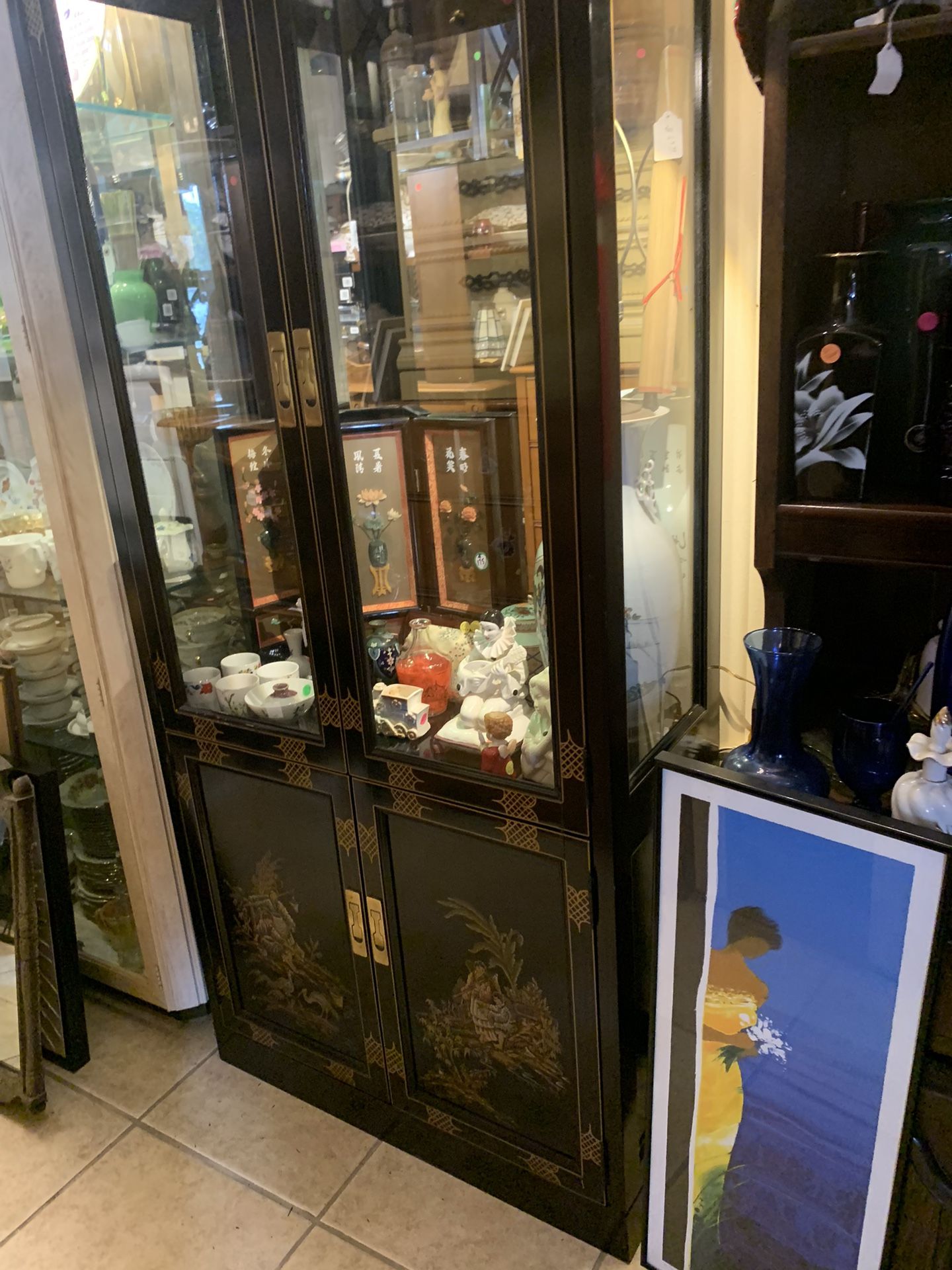 Oriental Display Cabinet