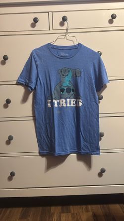 “I Tried” Blue Stitch Shirt 