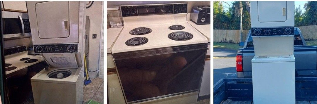 $$350* Coil Top  Pristine Stove And Either Fridge 