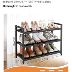 Brand New : 3Tier Metal Shoe Rack