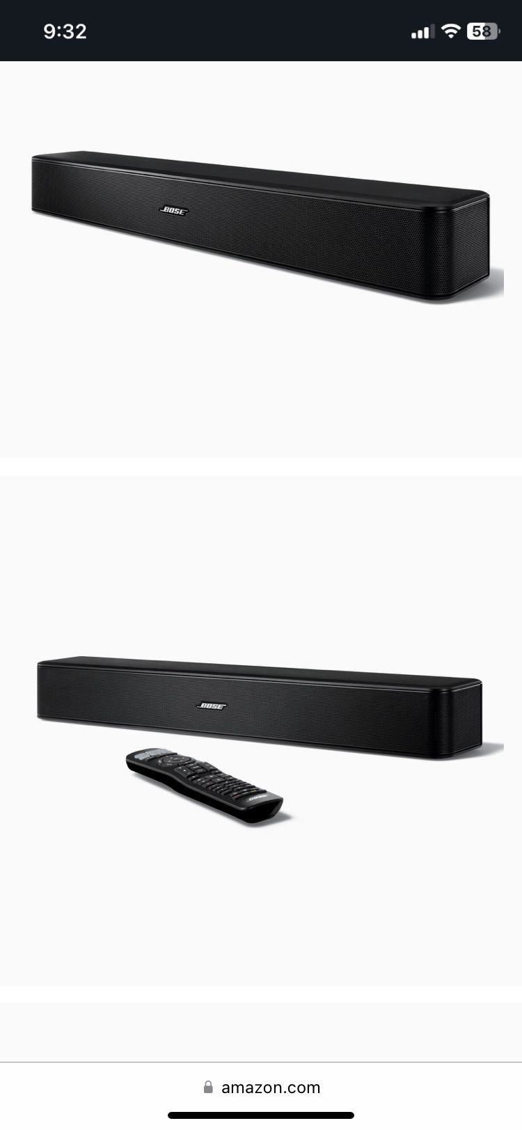 Bose Solo Speaker Sound bar