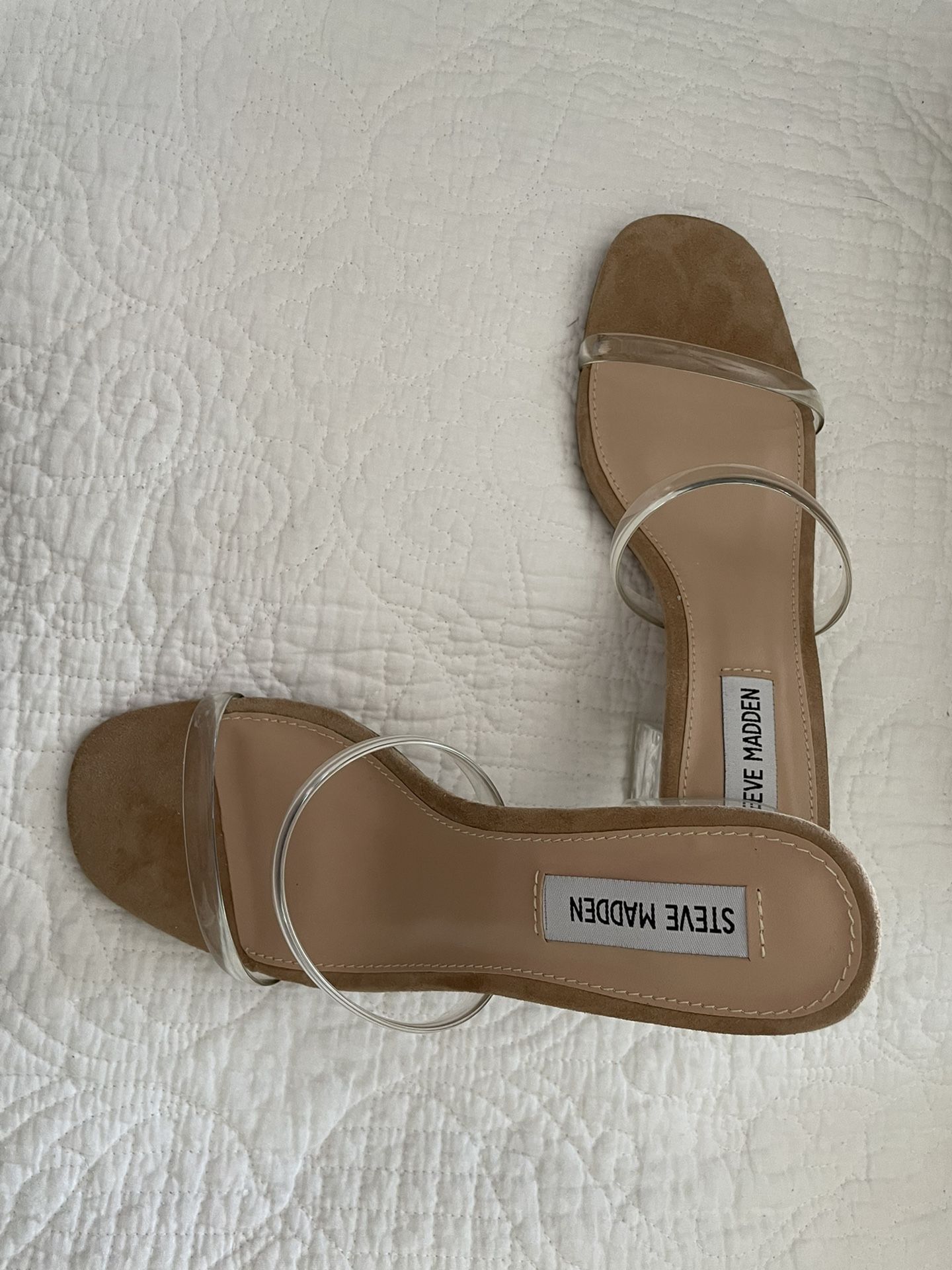 Steve Madden Clear Heels