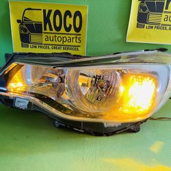 2012 - 2016 Subaru Impreza Crosstrek Halogen Headlight Left driver side OEM P9935L
