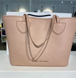 New & Authentic Marc Jacobs Leather Tote in Rose 
