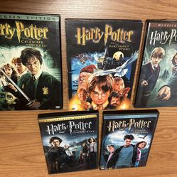 Harry Potter Dvds Lot