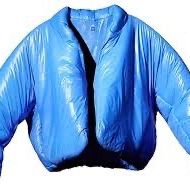 Blue Yeezy Gap Round Jacket
