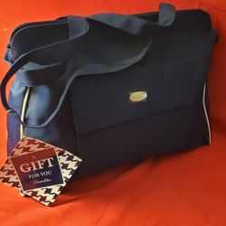 New Navy Blue Christian Dior Tote Bag