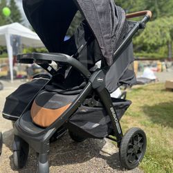 Chicco Bravo Primo Travel System + KeyFit 35 Car Seat & Base