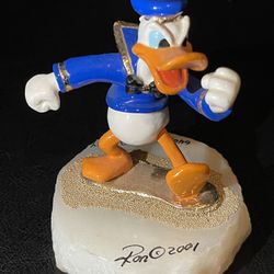 Donald Duck Disney Ron Lee auto Art Piece 2001