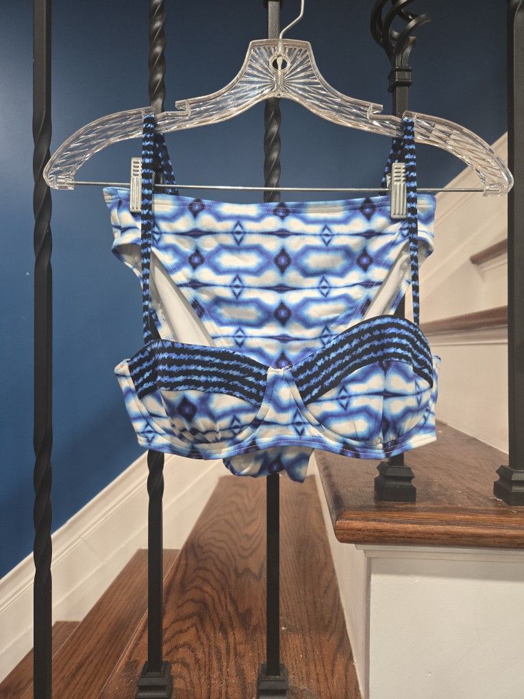 Michael Kors XS Bikini, Blue & White