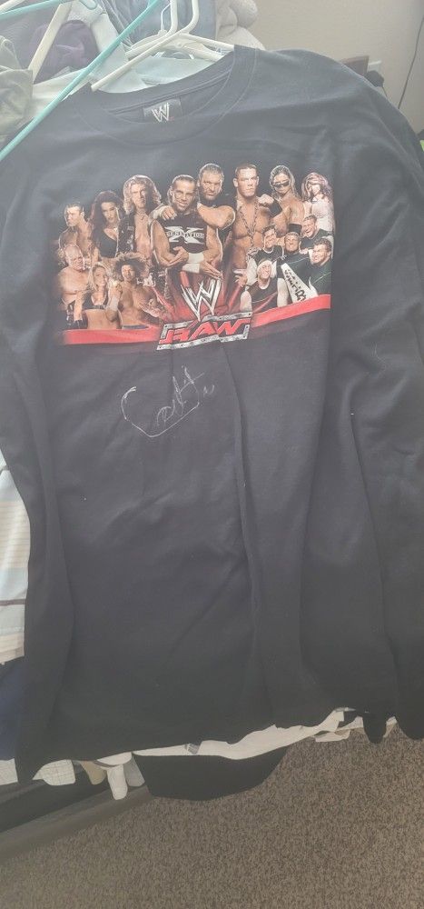 Autographed WWE Shirt