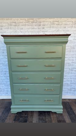 Tall Sage Dresser