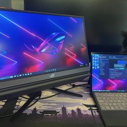 Asus ROG Strix XG17AHPE 17" Class Full HD Gaming LCD Monitor - 16:9 - Black - 17.3" Viewable - In-plane Switching (IPS) Technology - XG17AHPE