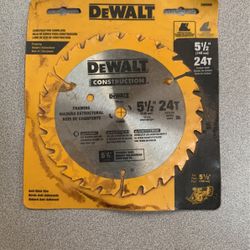 Dewalt 5 1/2 “ 24 Tooth, Construction Saw Blade