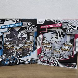 For Sale:
Brand New in Box Pokemon Trading Card Game TCG Scarlet & Violet Black Bolt and White Flare Binder Collection