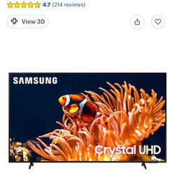 SAMSUNG 85" DU8000 SMART TV LED 4K HDR 120HZ MOTION XCELERATOR  NEW OPEN BOX WITH GUARANTEE 🔥🖥💯