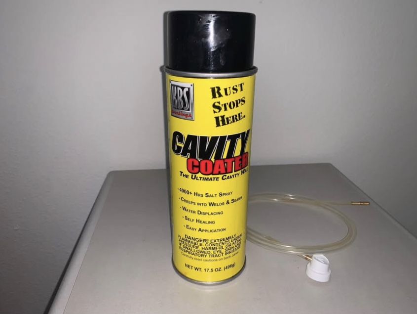 KBS Coatings 75101 Cavity Coater and Wand, 16 fl oz., Yellow