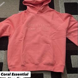 Coral Essentials Hoodie