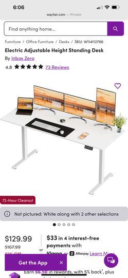 Desk With Organizer 