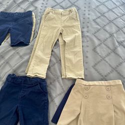 Children’s Place Girls Size 4 & 5 Uniform Bottoms 