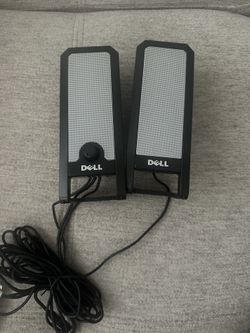 Dell A225 Computer Desktop Speakers – USB Powered, 3.5mm Jack – Untested