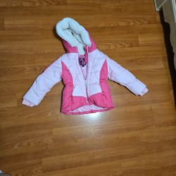 Girls Size 5/6 Pink Snow Jacket