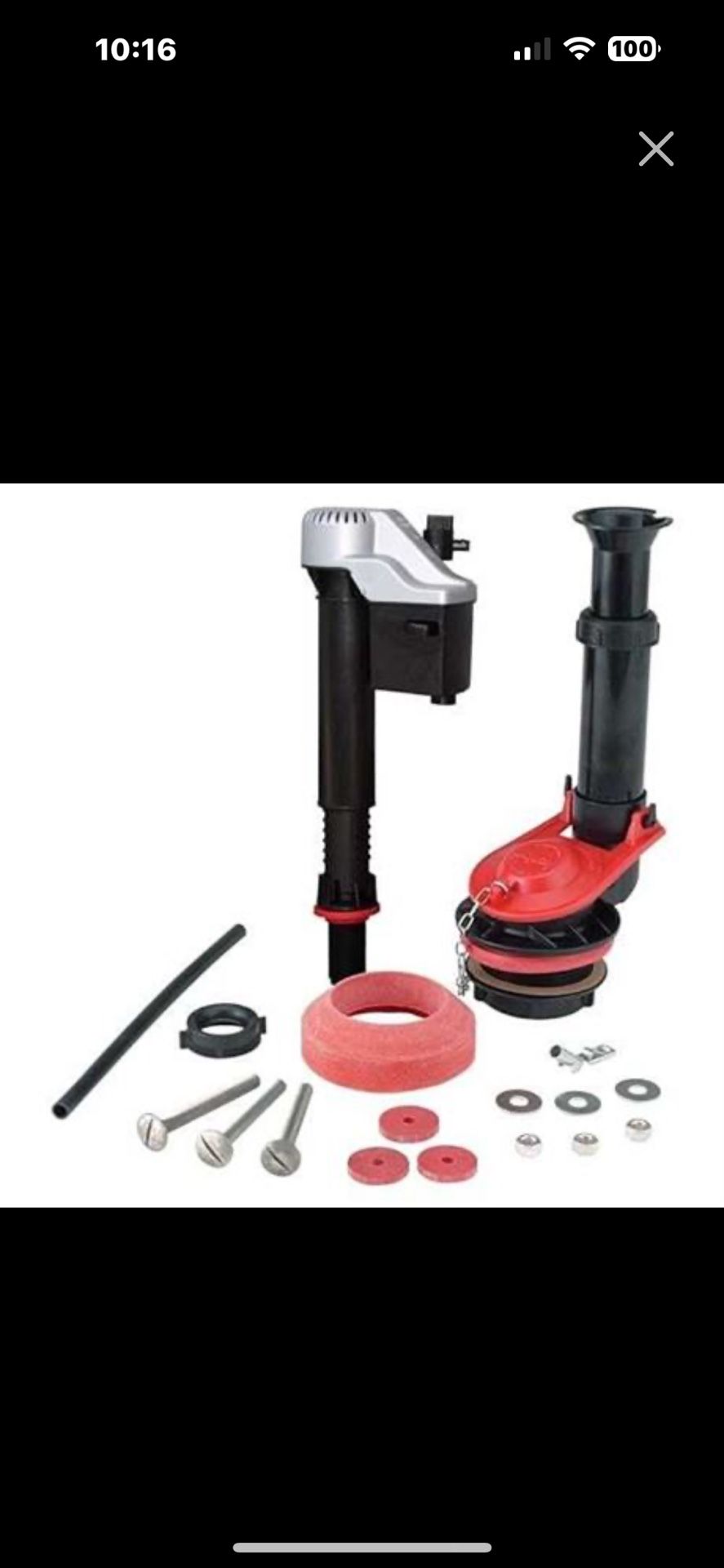 Korky QuietFILL Platinum Complete Universal Toilet Repair Kit