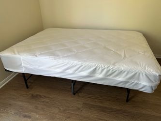 Queen Size Mattress with Frame & Protector