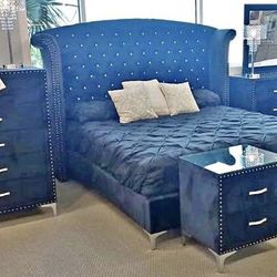 New 4pc Bedroom Set In Box Buy Now Pay Later $39 Down No Credit Needed