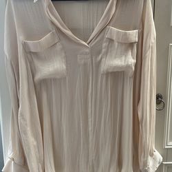 Free The People Long Sleeve Blouse 