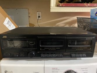 JVC Double Cassette Tape Deck (Model TD-W118) - Clean & Fully Working
