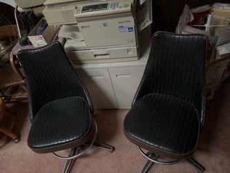 $3 Pair of Vintage Swivel Chairs