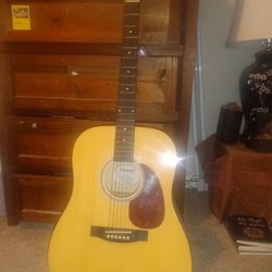starcaster by fender acoustic guitar