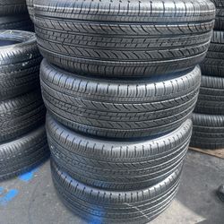 Set Of Four Used Tires Micheline 215/55R17$280