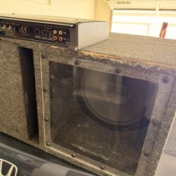 Subwoofer and Kenwood Amp