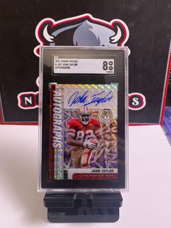 2021 Panini Mosaic #A-JOT John Taylor Autographs SGC 8