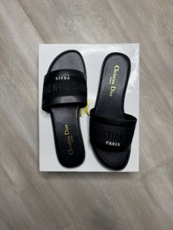 Black Dior Sandals 