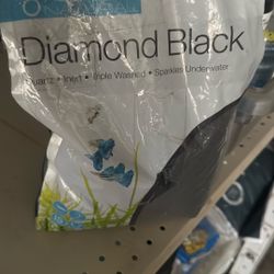 Diamond, black, aqua natural quartz for aquariums