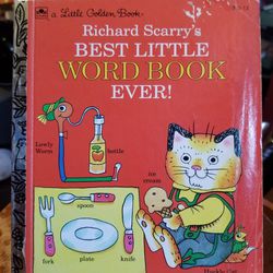Little Golden Book #312-13 Richard Scarry's Best Little Word Book Ever!