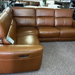 Sectional Furniture Fabric Leather Sofa 