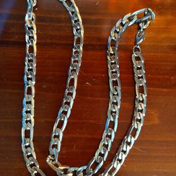 Men's 20 Inch Sterling Silver Thick Chain 