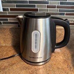 Hamilton Beach 1 Liter Stainless Steel Electric Kettle