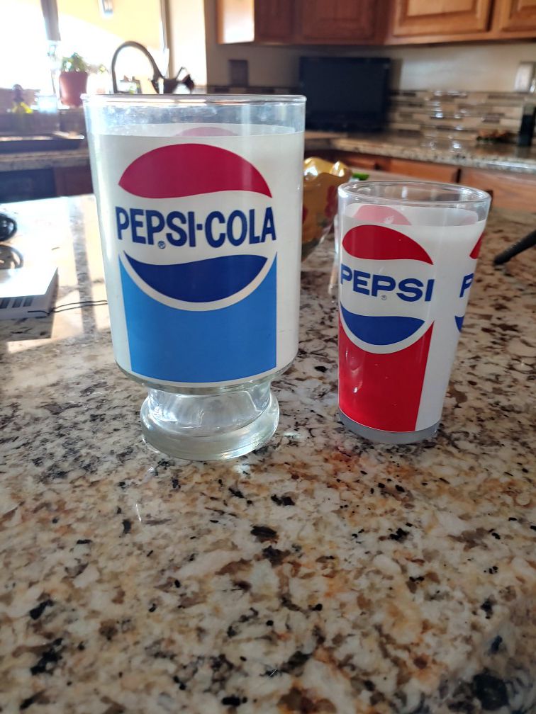Collectible Pepsi glasses