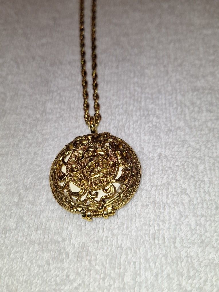 Vintage 28" Fairy Girl Perfume Locket