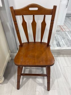 Small wooden chair