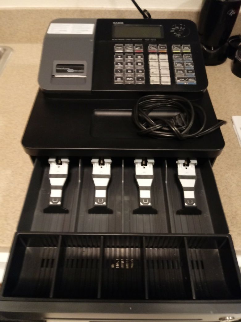 Casio electronic cash register pcr-t273