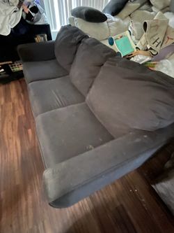 Navy blue sofa bed